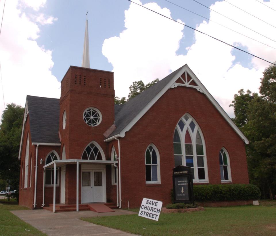 St. Peter African Methodist Episcopal Church in Port Gibson.