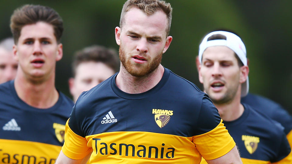 Tom Mitchell at training. (Photo by Michael Dodge/Getty Images)