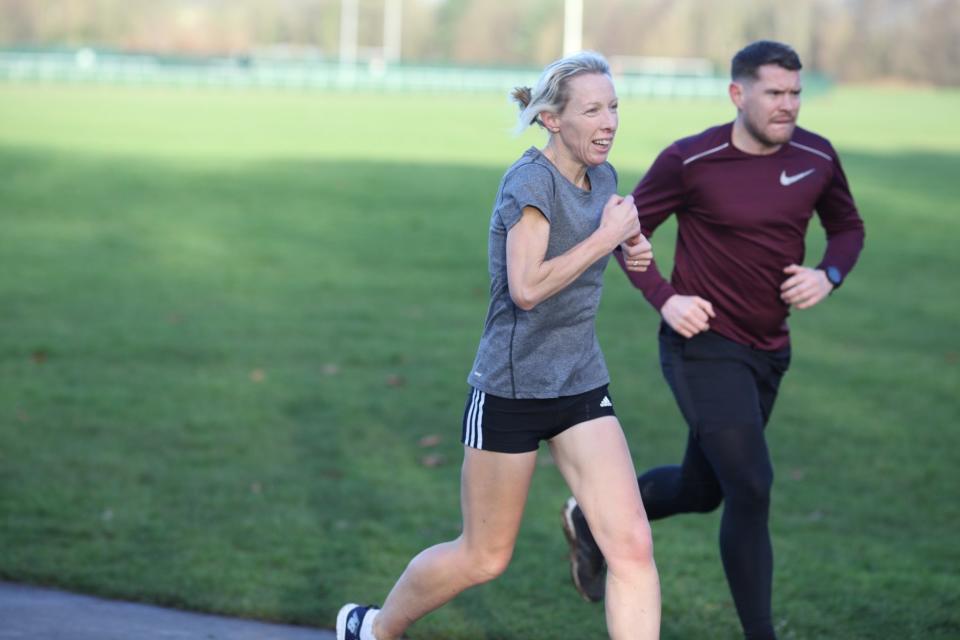 Louise Blizzard ran her first London Marathon in 1994