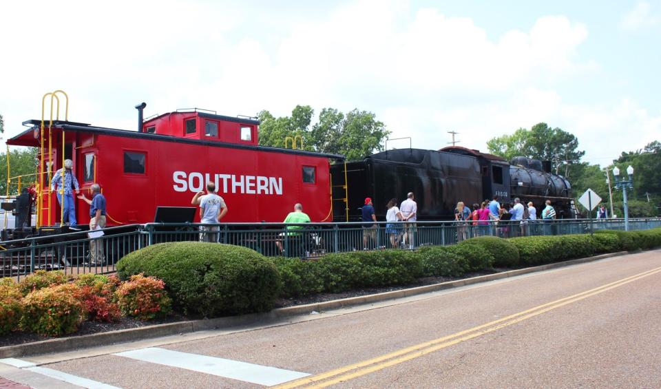 Trains on Town Square