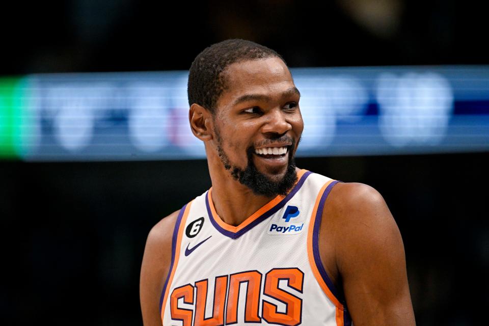 Kevin Durant will not make his home debut on Wednesday night.