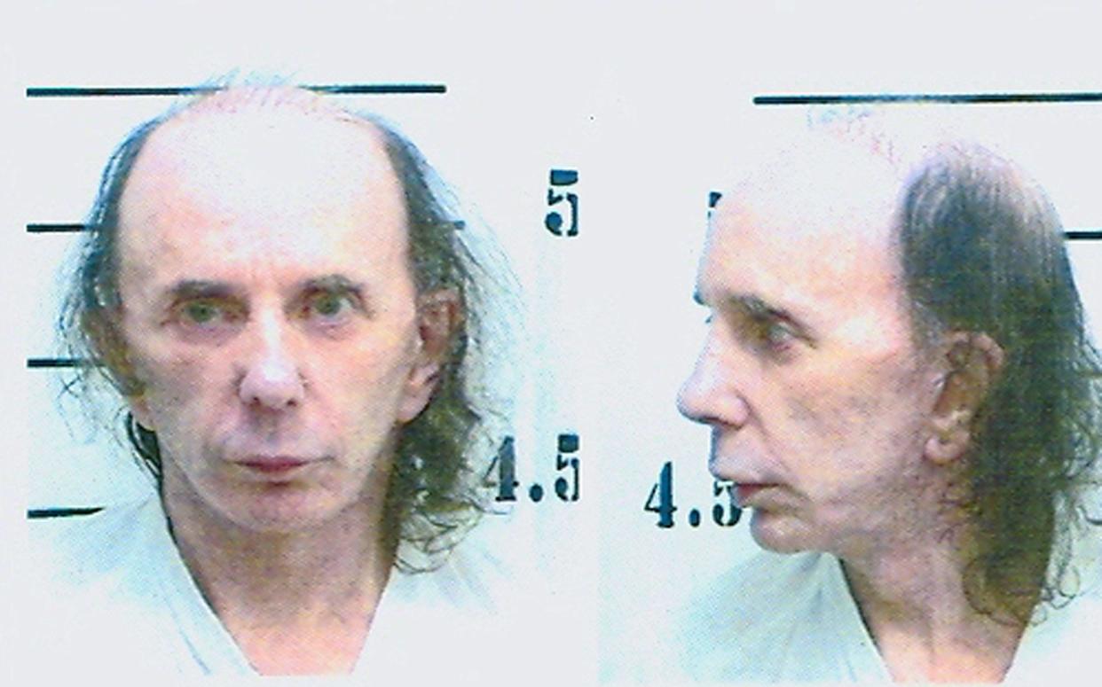 Spector in his mugshot photo on June 5, 2009, after being found guilty of murdering Lana Clarkson. (Photo: Handout via Getty Images)