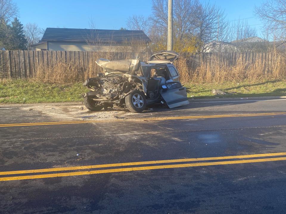 A Jeep and a Groveport Madison school bus were involved in a head-on collision Monday afternoon on the city's East Side near Blacklick Estates. Three people were injured and transported to local hospitals.