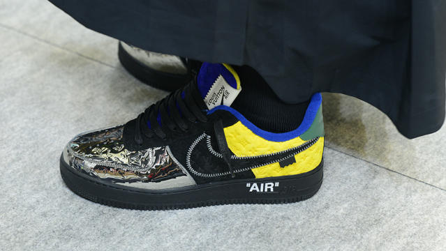 Multicolor Louis Vuitton New Air Force 1 Custom - Owl Fashion Shop