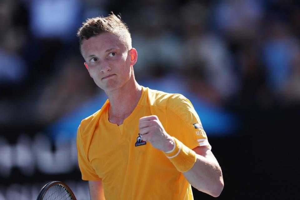 Jiri Lehecka is enjoying an impressive run at Melbourne (Getty Images)