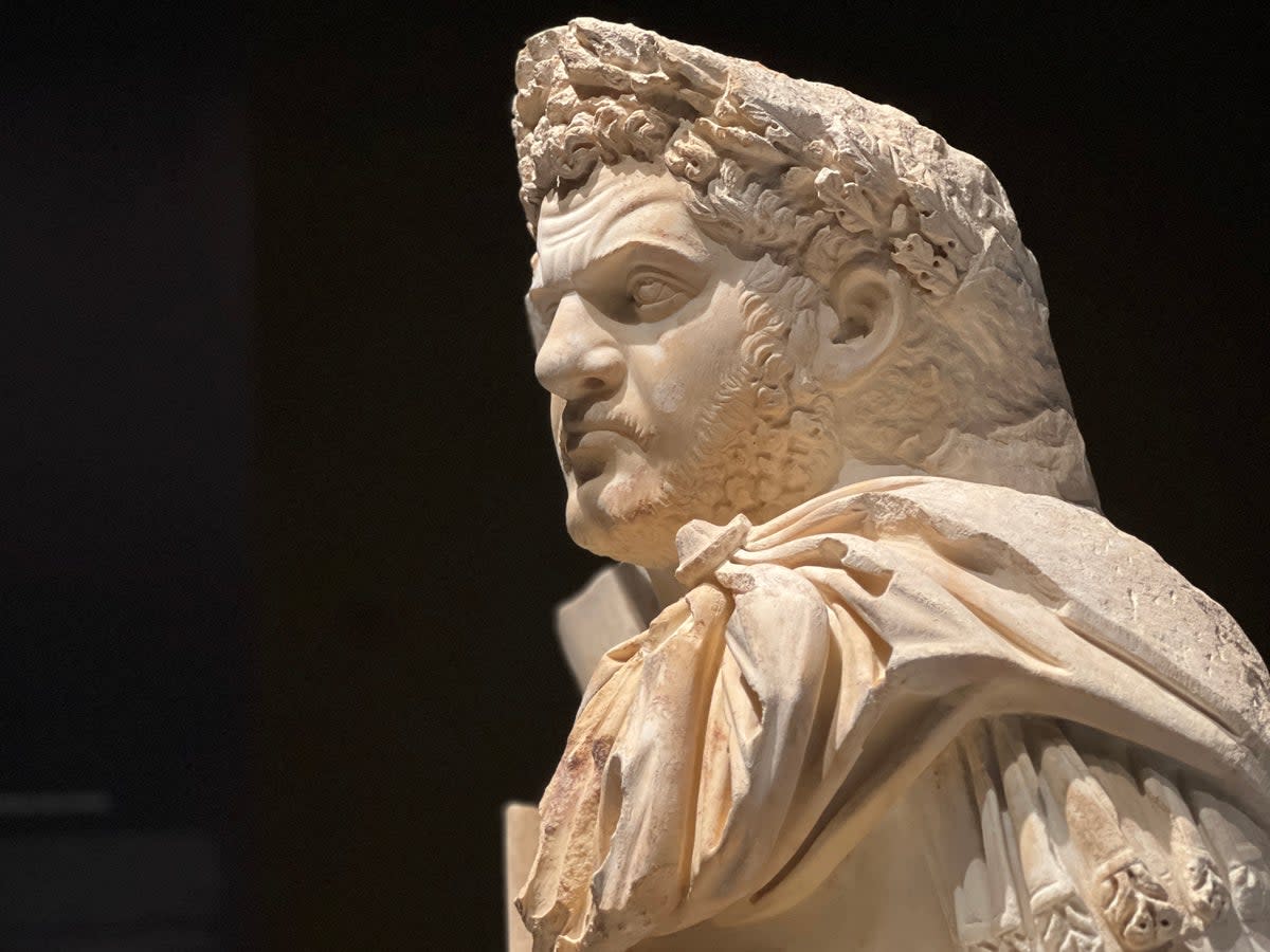 Imperial connection: the Roman emperor Caracalla at Istanbul airport’s museum (Simon Calder)