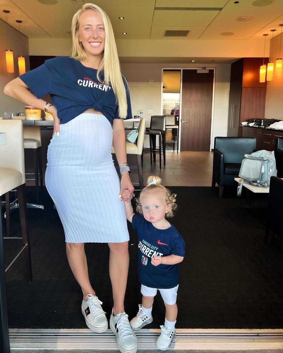 Pregnant Brittany Mahomes Celebrates 'Football Is Back': Photo