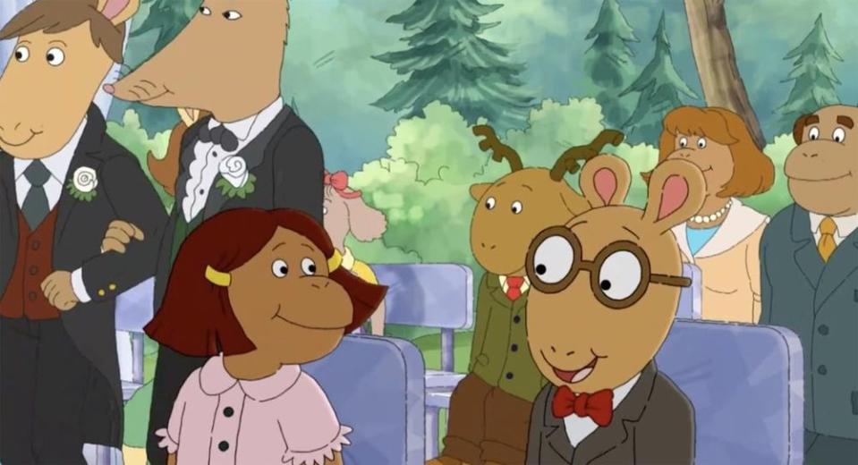 Arthur and Muffy at the wedding | PBS Kids