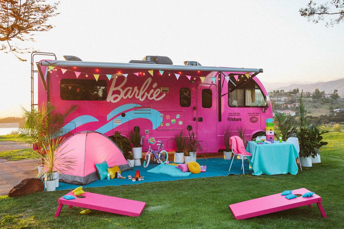 Barbie's Pink Dream Camper Is Parked in Southern California— How