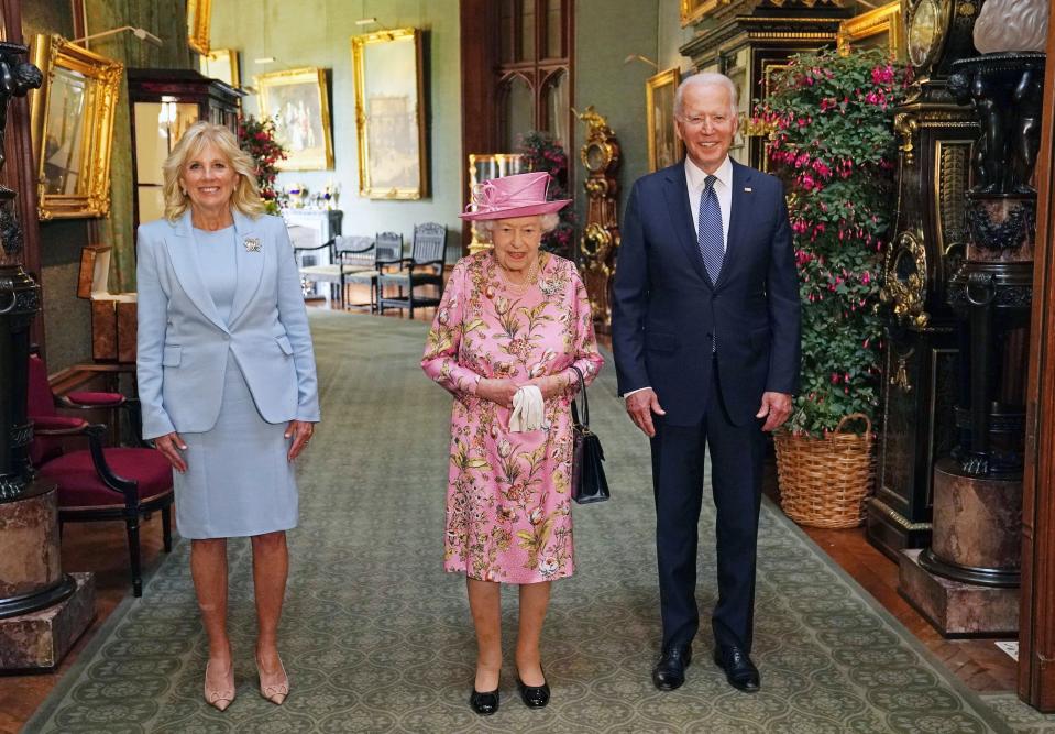 Joe and Jil Biden at Windsor Castle