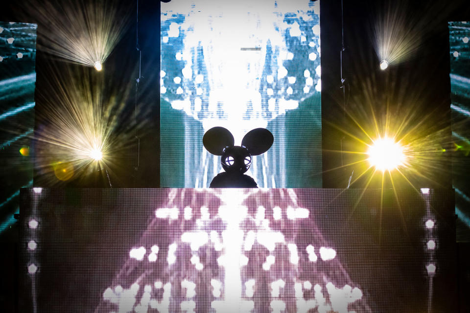 <p>Deadmau5 performed at the Budweiser Zero Drive-In Concert Series at Wesley Clover Parks in Ottawa, Ontario, Canada.</p>
