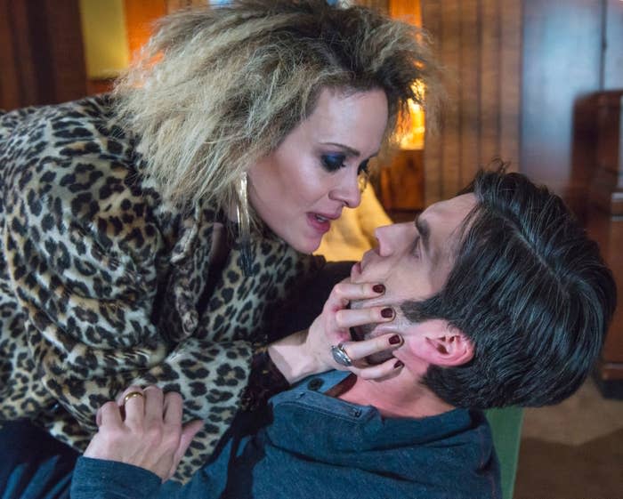 Sarah Paulson and Wes Bentley in &quot;She Gets Revenge&quot;