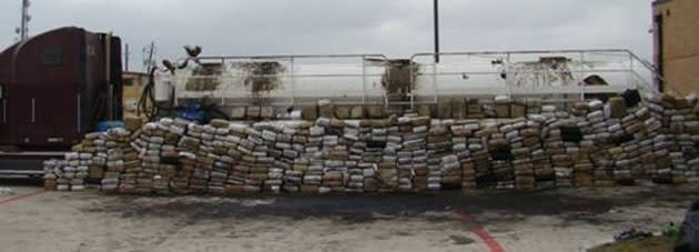 3.9 tons of marijuana confiscated by Texas Highway Patrol (Texas Department of Public Safety)