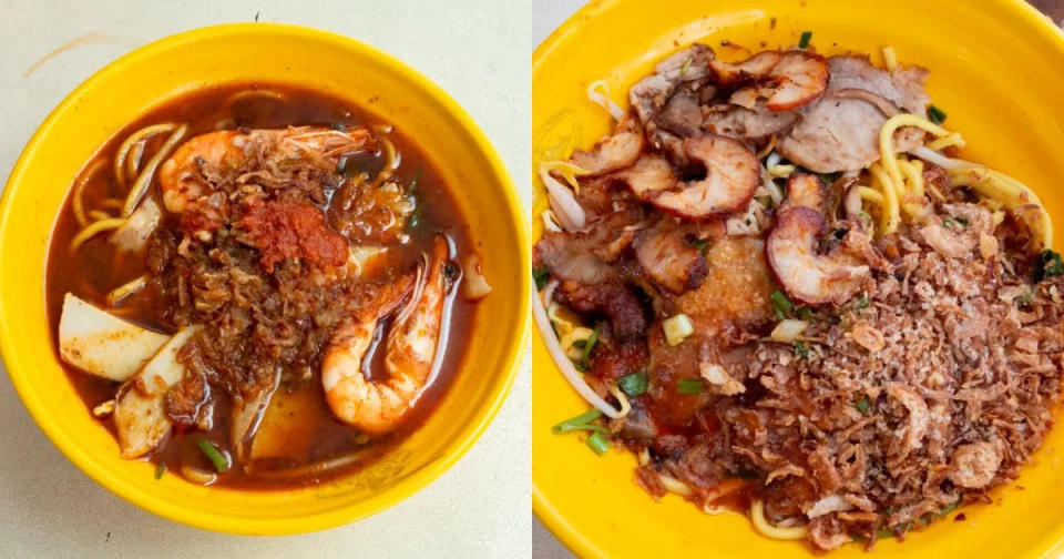 Penang Delights - Prawn Mee Soup & Dry