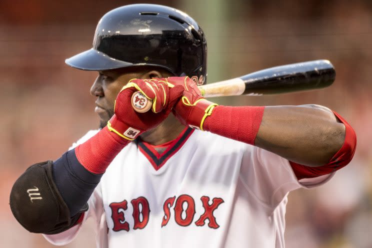 David Ortiz is dominating the headlines in his final season. (Getty Images/Billie Weiss/Boston Red Sox)