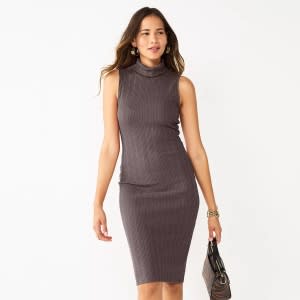 Nine West Turtleneck Bodycon Dress