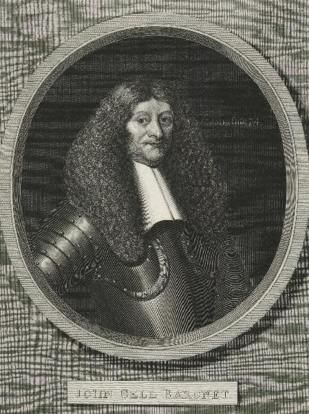 Keeping the flag flying: An engraving of Sir John Gell from the National Portrait Gallery's collection
