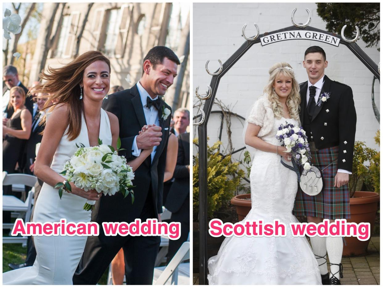 US vs scottish wedding thumb