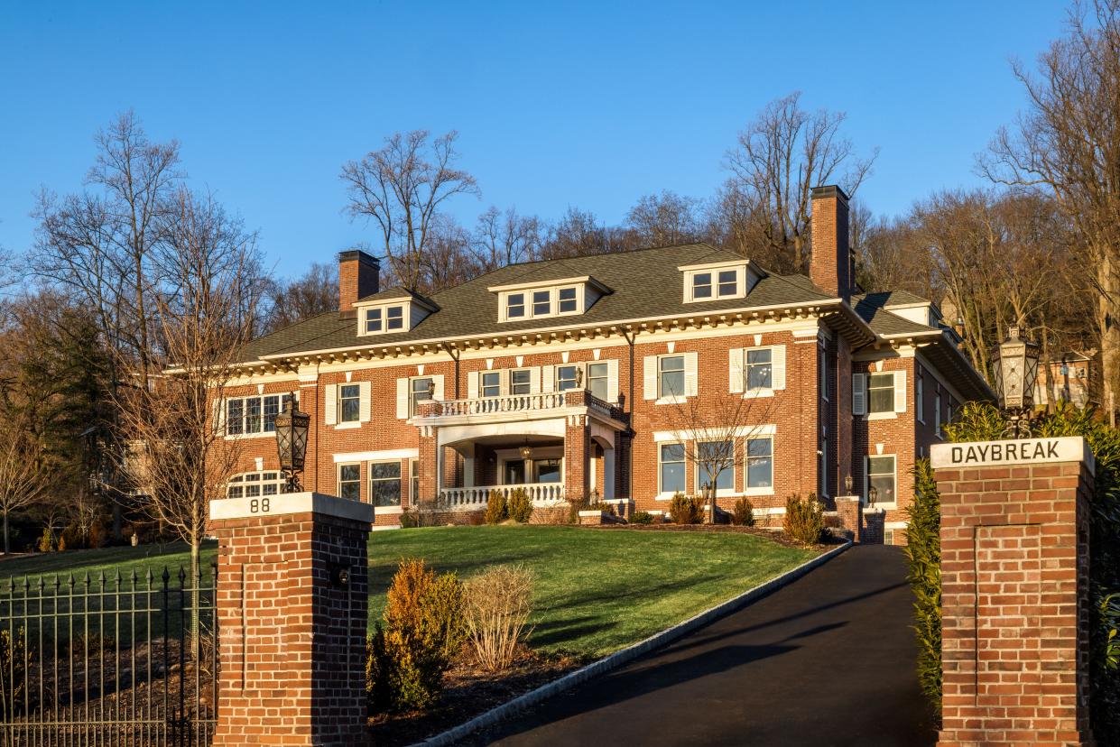 Daybreak is a Colonial Revival mansion at 88 South Mountain Ave. in Montclair.