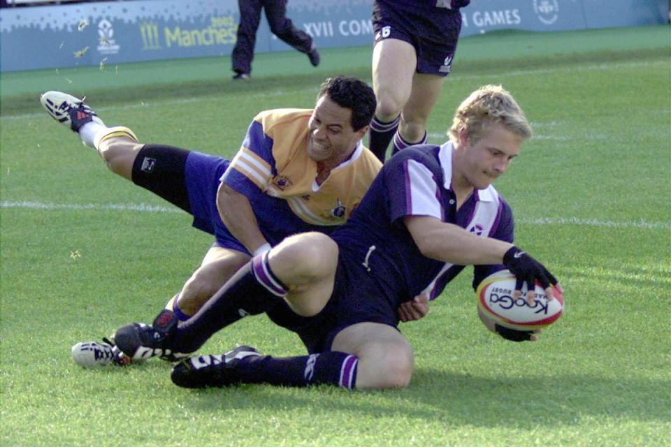 Niue competed in rugby sevens on their Games debut in Manchester in 2002 (Tom Hevezi/PA) (PA Archive)