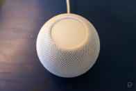 Apple HomePod mini review photos.