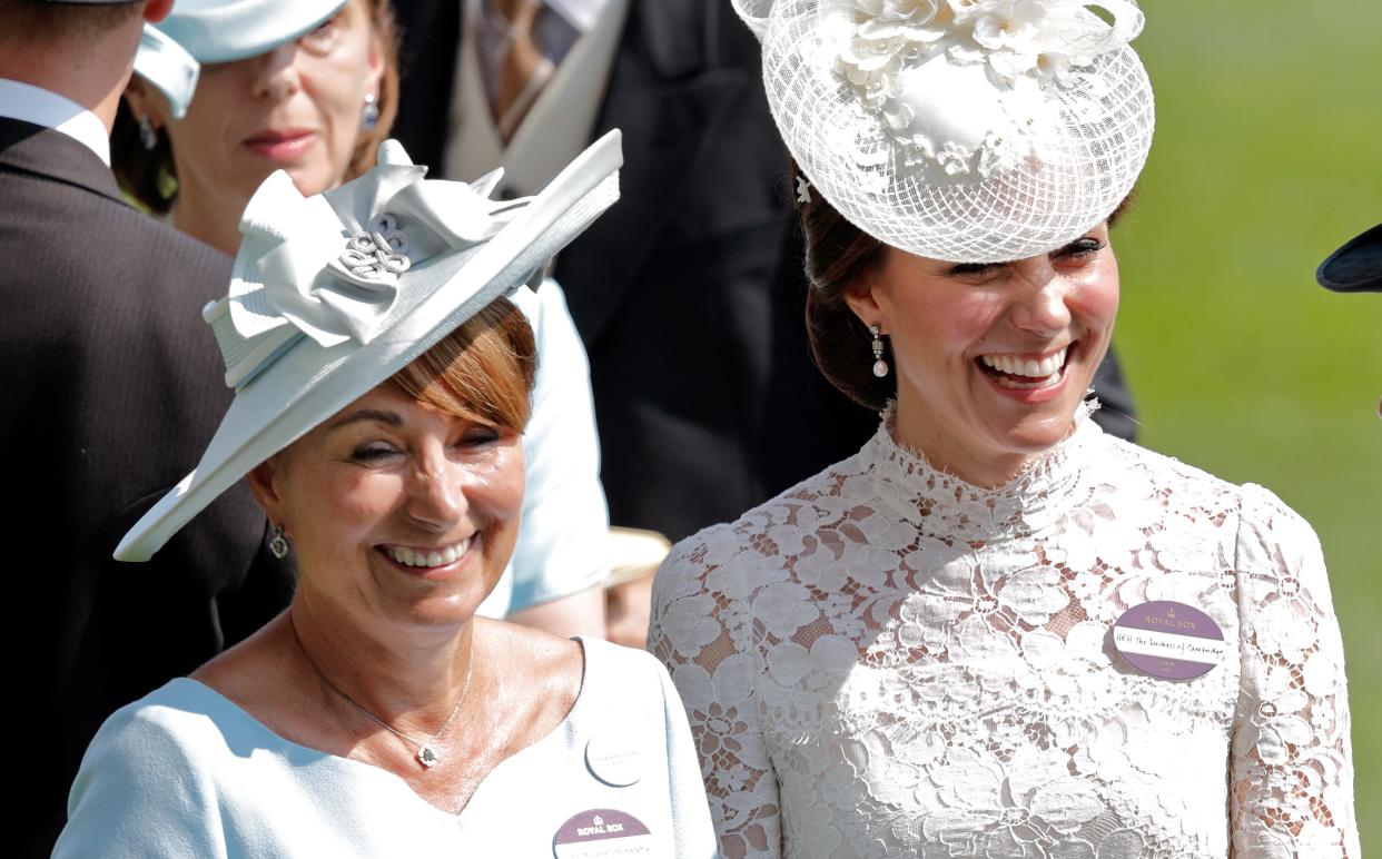 Kate is taller than her mother, they suit very similar shapes - Getty Images