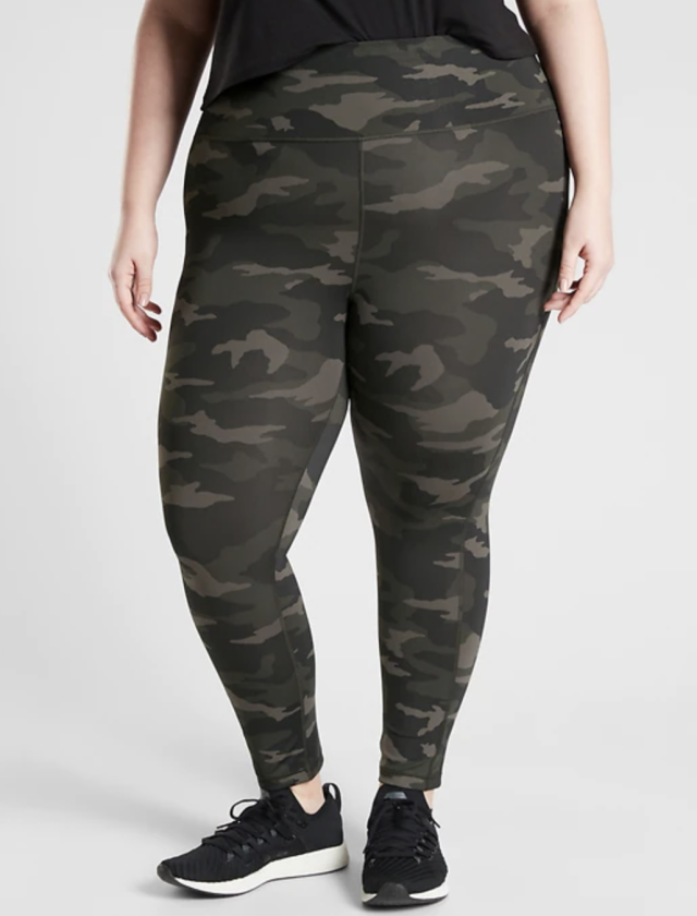 CALIA Carrie Underwood Floral Camo V Waist Legging Mesh Tight Fit Small