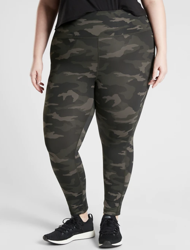 CALIA Carrie Underwood Floral Camo V Waist Legging Mesh Tight Fit