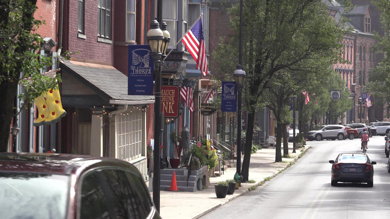 The town of Jim Thorpe, Pa. / Credit: CBS News