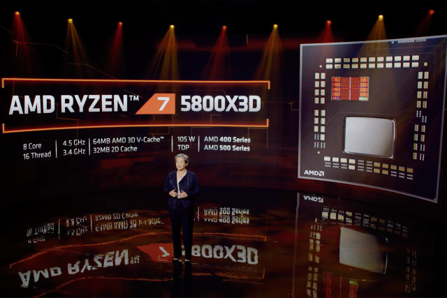 AMD's new Ryzen 7 5800X3D processor will be available on April 20th for  $449 - The Verge