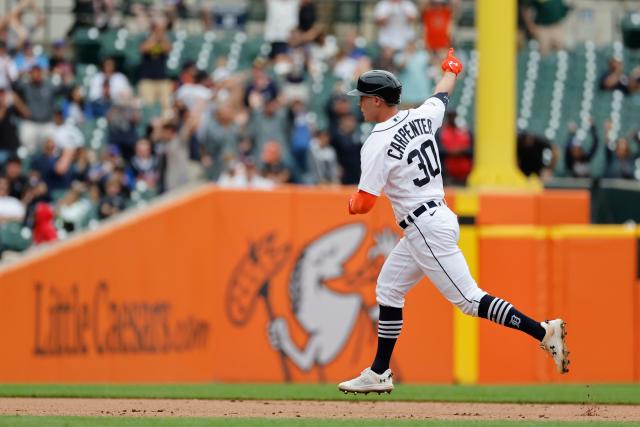 Parker Meadows makes MLB debut in Tigers' loss to Cubs