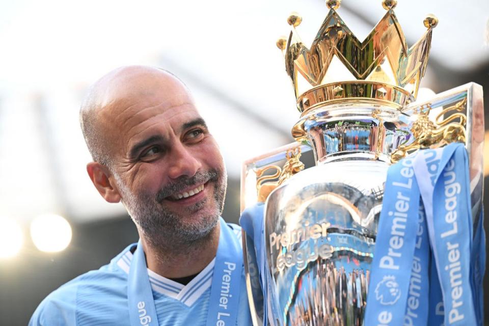 Đoàn quân của Pep Guardiola giành 4 chức vô địch Premier League liên tiếp (Getty Images)
