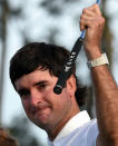 APRIL 13, 2014 AUGUSTA Bubba Watson tears up after winning the Masters Golf Tournament Sunday afternoon, April 13, 2014 in Augusta, Ga. (AP Photo/Atlanta Journal-Constitution, Brant Sanderlin) MARIETTA DAILY OUT; GWINNETT DAILY POST OUT; LOCAL TV OUT; WXIA-TV OUT; WGCL-TV OUT