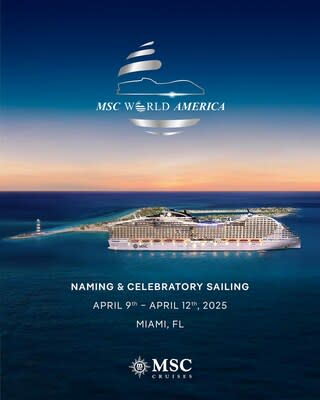 MSC World America Naming and Celebratory Sailing