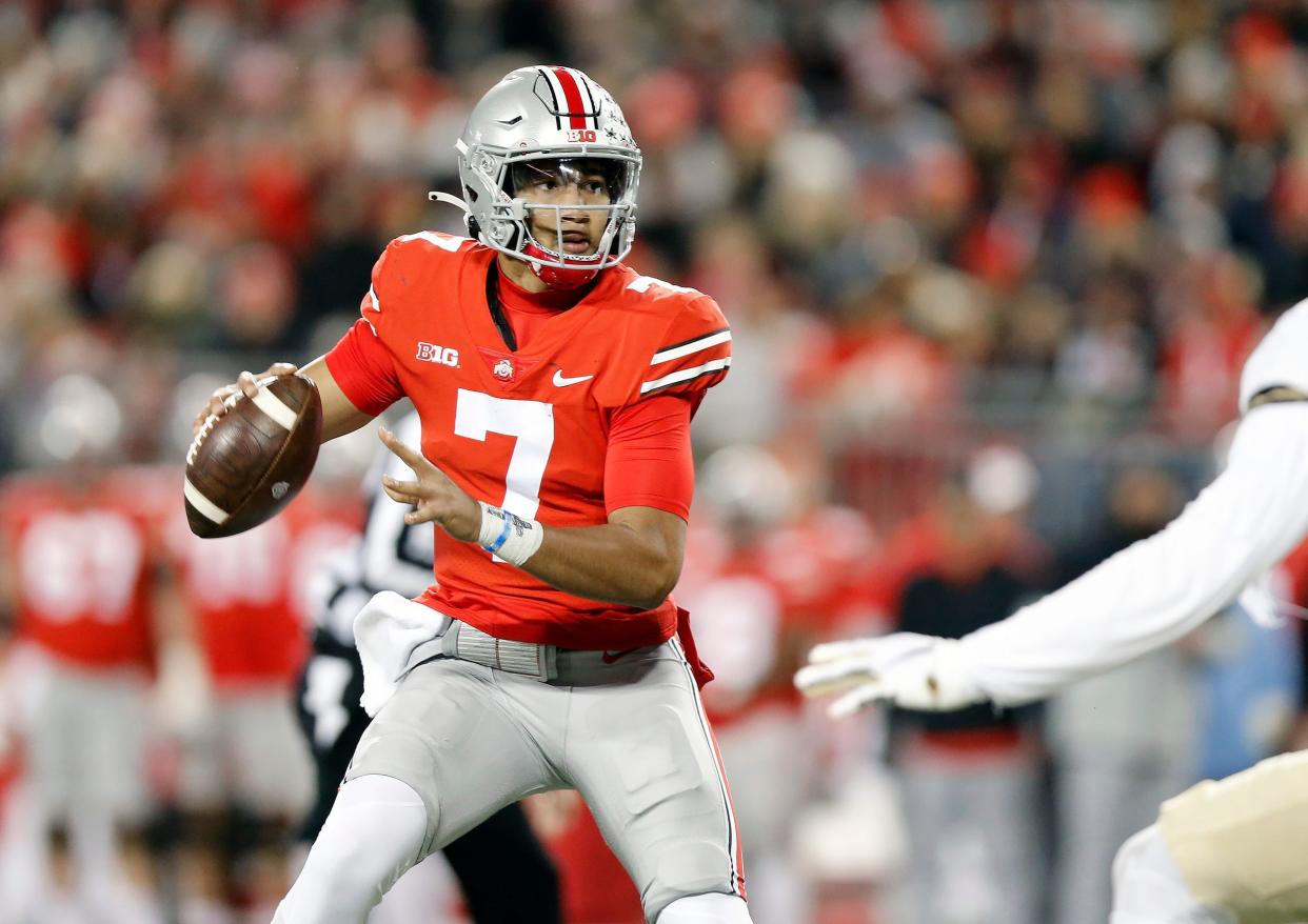 Ohio State quarterback C.J. Stroud leads a potent Buckeyes offense.