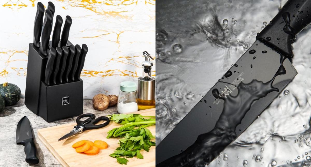 Amazon shoppers call this knife set “stylish and practical” – and it’s on sale for under 