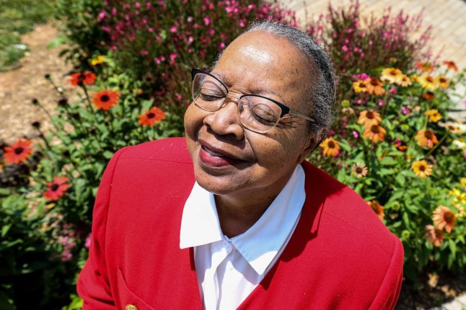 “As I continue to do the lighthouse piece, I will continue to shine my light out to the world,” says Mattie Marshall, a longtime resident of the Washington Heights neighborhood and president of the Washington Heights Community Association in Charlotte NC.