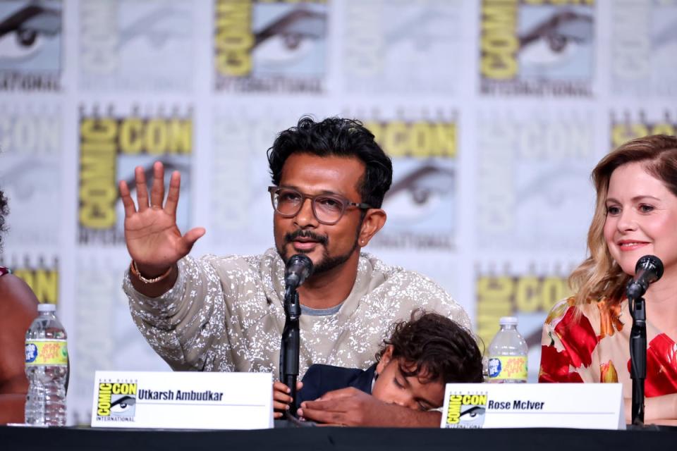 Utkarsh Ambudkar at 2022 Comic-Con (Getty)