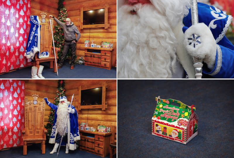 The Wider Image: Christmas wishes from Santas around the world