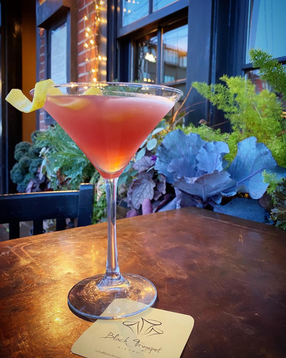 A cocktail at Black Trumpet Bistro in Portsmouth, which is participating in Spring Restaurant Week offering a special dinner menu.