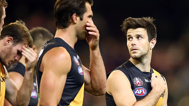 Cotchin and Rance vital but injured. Pic: Getty