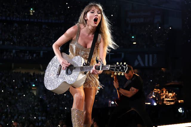 <p>Don Arnold/TAS24/[SOURCE] for TAS Rights Management</p> Taylor Swift performs Eras Tour show in Sydney on Feb. 23, 2024