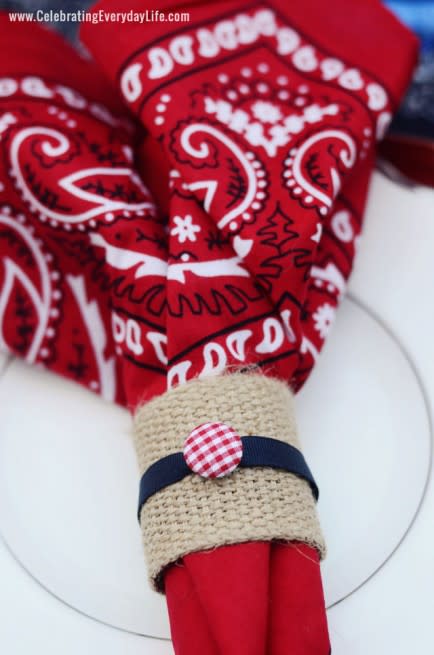 Patriotic Napkin Rings