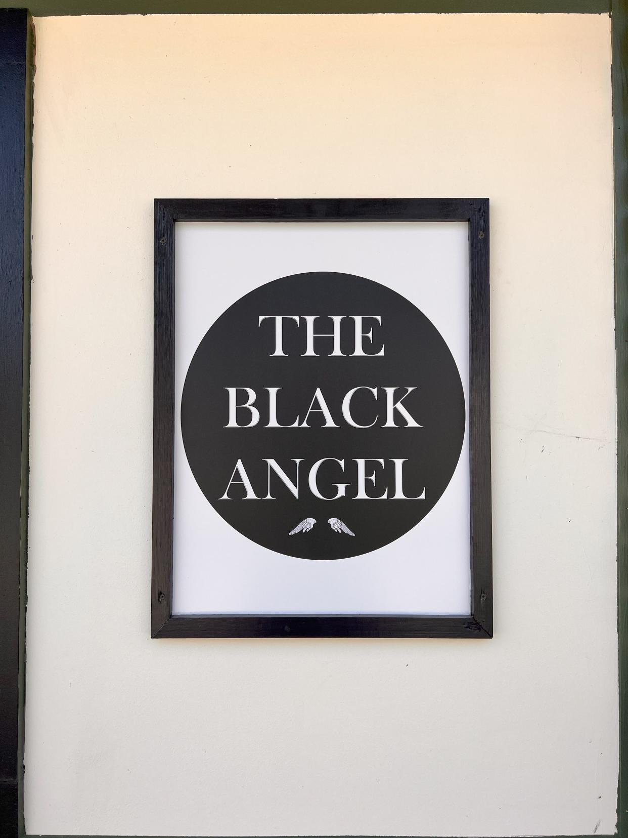 The Black Angel located at 630 Iowa Ave, Iowa City.