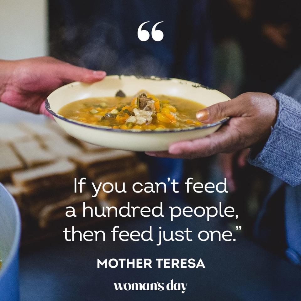 humanitarian day quotes mother teresa