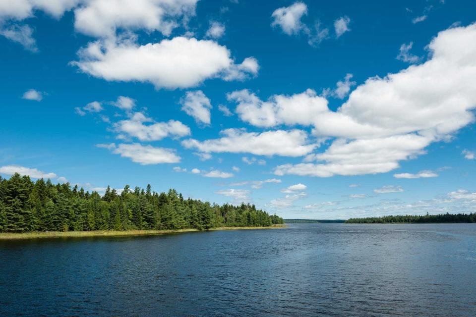 Eagle Lake, on the Allagash Wilderness Waterway, North Maine Woods