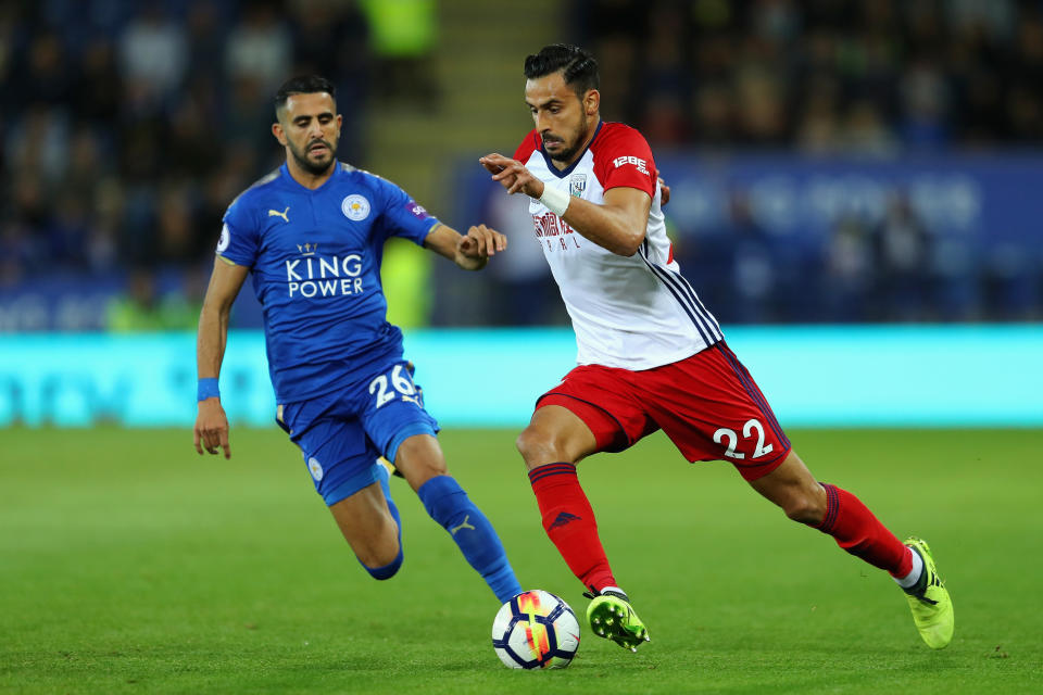 Nacer Chadli was Albion’s standout performer against The Foxes.