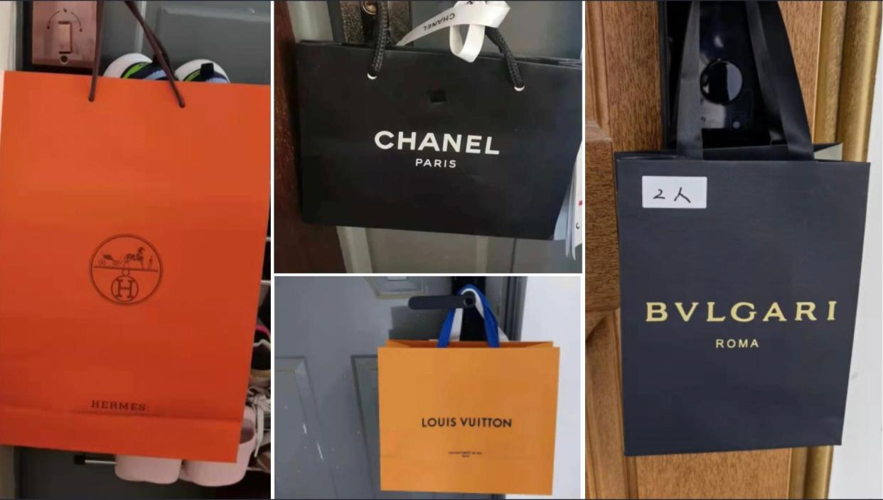 Luxury paper bags in Shanghai lockdown