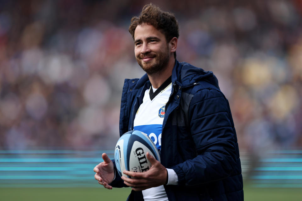 WORCESTER, ENGLAND - JUNE 04: Danny Cipriani of Bath looks on during the Gallagher Premiership Rugby match between Worcester Warriors and Bath Rugby at Sixways Stadium on June 04, 2022 in Worcester, England. (Photo by Marc Atkins/Getty Images)