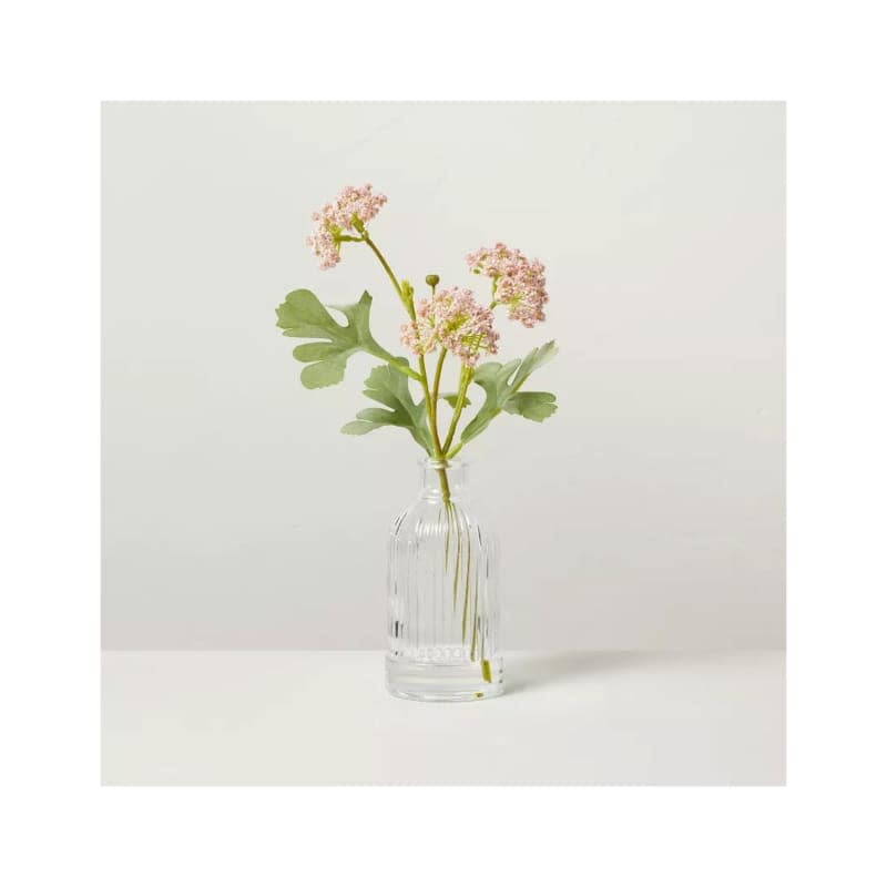 Hearth & Hand with Magnolia 11-inch Faux Blush Pink Sedum Flower Arrangement